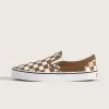 Zapato clásico sin cordones con diseño de cuadros