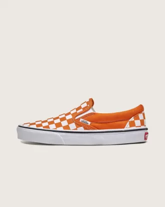 Zapato clásico sin cordones con diseño de cuadros