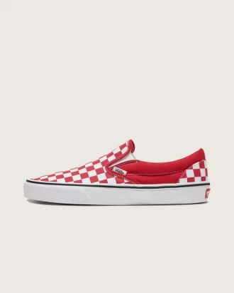 Zapato clásico sin cordones con diseño de cuadros