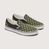 Zapato clásico sin cordones con diseño de cuadros