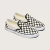 Zapato clásico sin cordones con diseño de cuadros