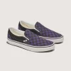 Zapato clásico sin cordones con diseño de cuadros