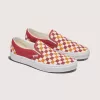 Zapato clásico sin cordones con diseño de cuadros