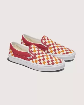 Zapato clásico sin cordones con diseño de cuadros