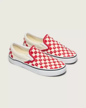 Zapato clásico sin cordones con diseño de cuadros