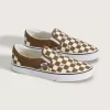 Zapato clásico sin cordones con diseño de cuadros