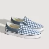 Zapato clásico sin cordones con diseño de cuadros