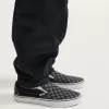 Zapato clásico sin cordones con diseño de cuadros