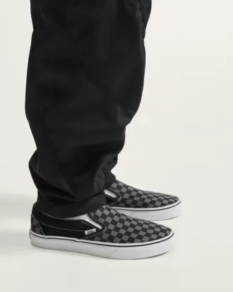 Zapato clásico sin cordones con diseño de cuadros