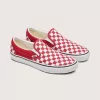Zapato clásico sin cordones con diseño de cuadros