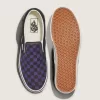 Zapato clásico sin cordones con diseño de cuadros
