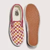 Zapato clásico sin cordones con diseño de cuadros