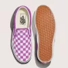 Zapato clásico sin cordones con diseño de cuadros