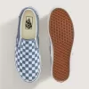 Zapato clásico sin cordones con diseño de cuadros