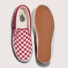 Zapato clásico sin cordones con diseño de cuadros