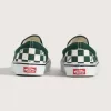 Zapato clásico sin cordones con diseño de cuadros