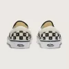 Zapato clásico sin cordones con diseño de cuadros