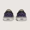 Zapato clásico sin cordones con diseño de cuadros