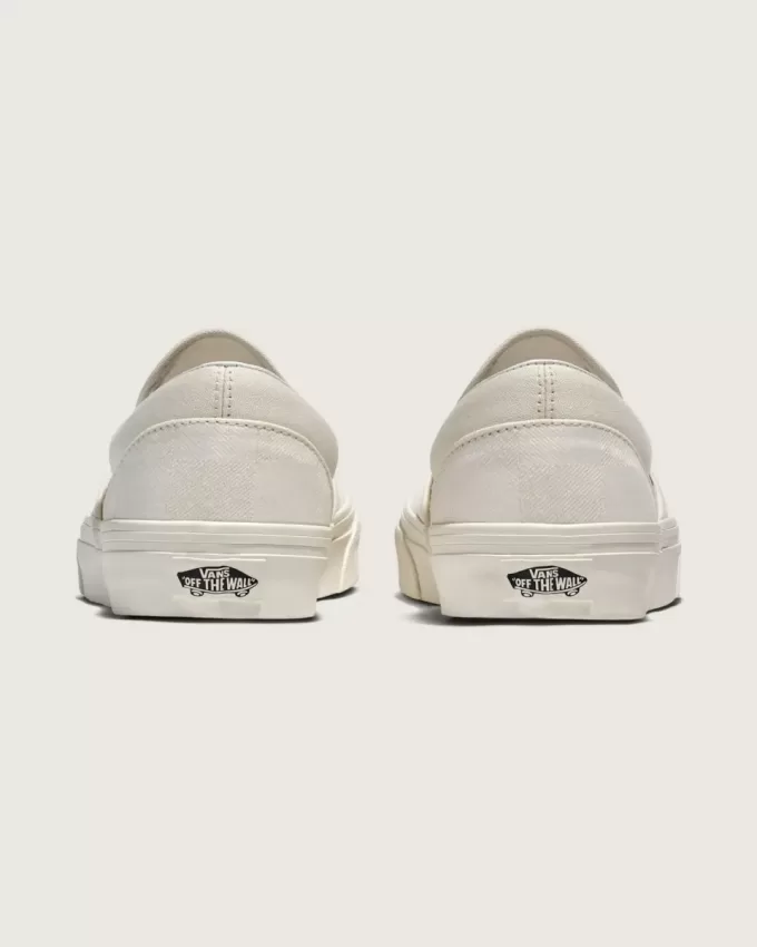 Zapato clásico sin cordones con diseño de cuadros