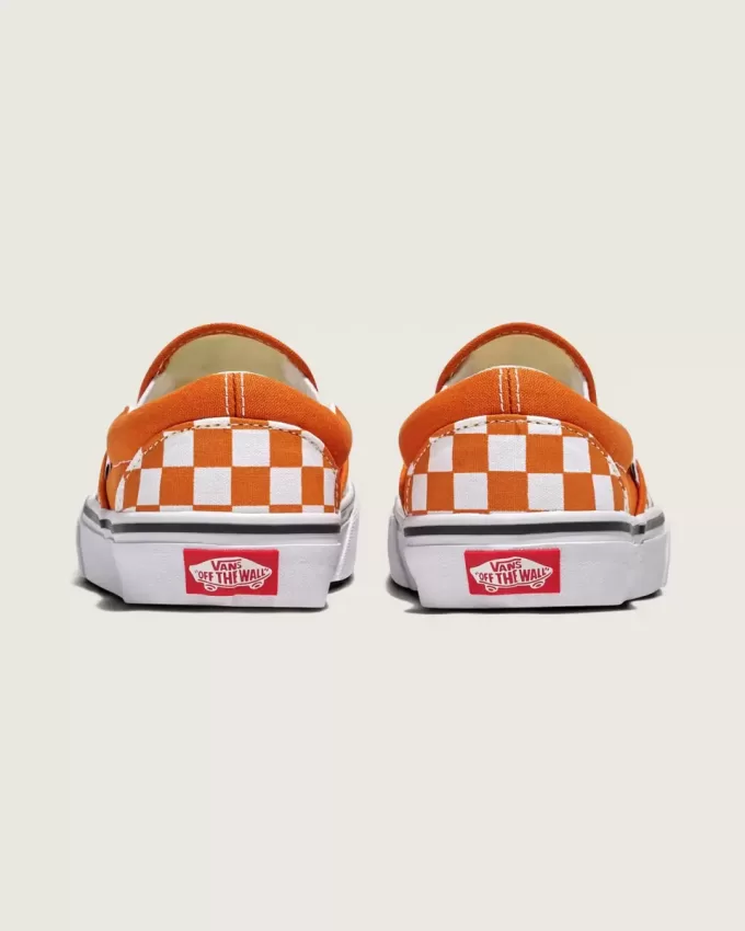 Zapato clásico sin cordones con diseño de cuadros