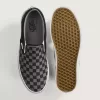 Zapato clásico sin cordones con diseño de cuadros