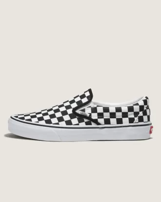 Zapato clásico sin cordones con diseño de cuadros anchos Customs