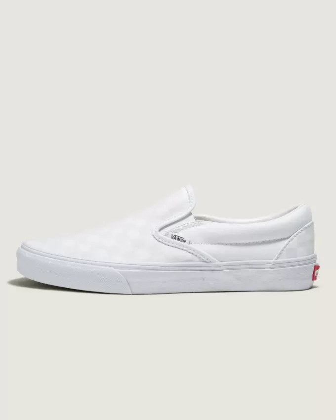 Zapato clásico sin cordones con diseño de cuadros anchos Customs