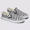 Zapato clásico sin cordones con diseño de cuadros anchos Customs