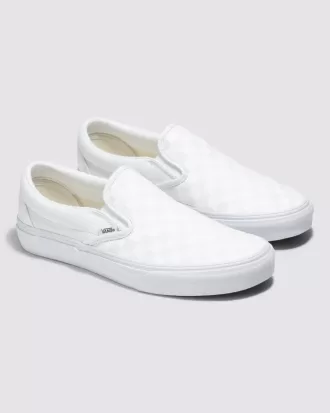Zapato clásico sin cordones con diseño de cuadros anchos Customs