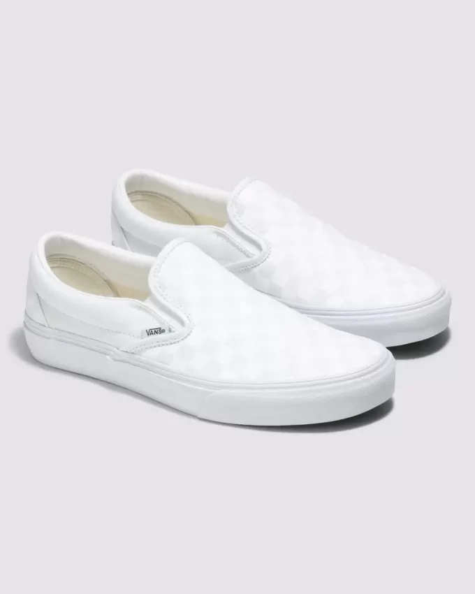 Zapato clásico sin cordones con diseño de cuadros anchos Customs