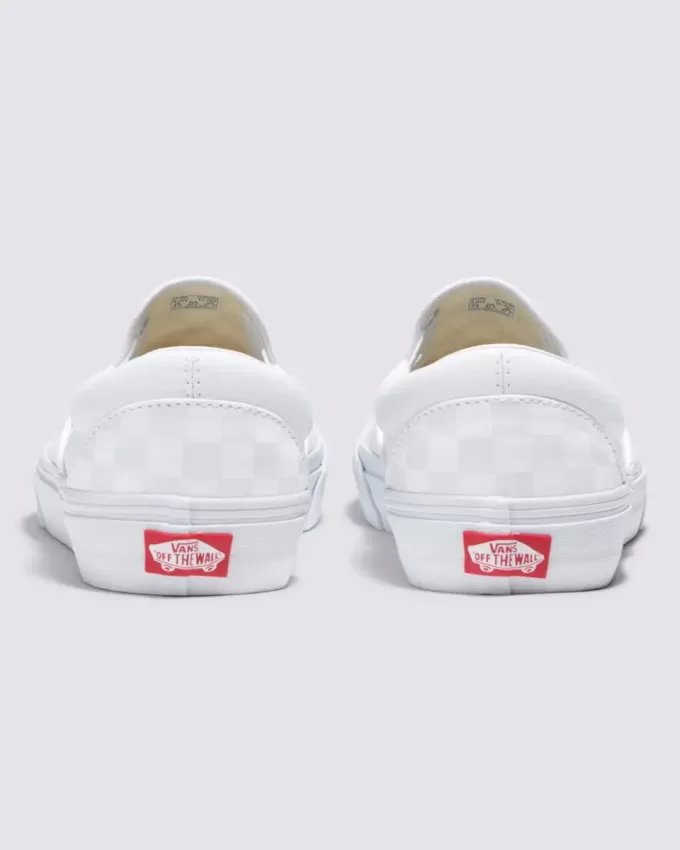 Zapato clásico sin cordones con diseño de cuadros anchos Customs