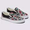 Zapato clásico sin cordones con diseño de cuadros Customs