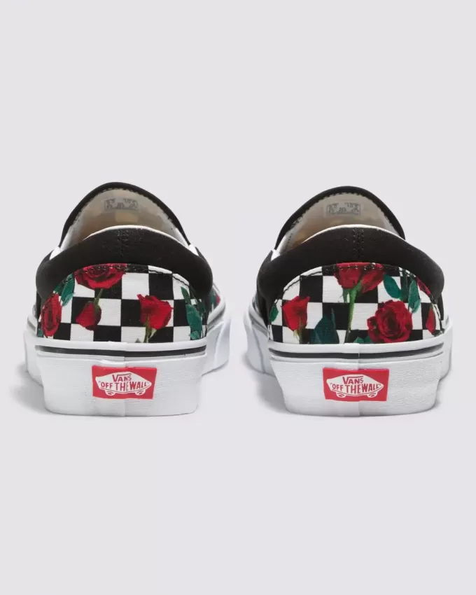 Zapato clásico sin cordones con diseño de cuadros Customs