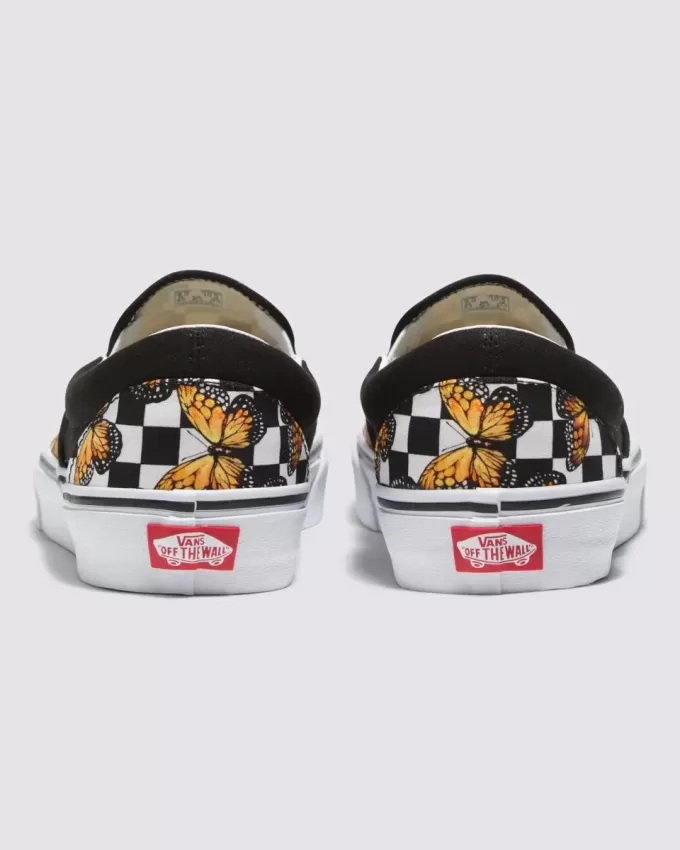Zapato clásico sin cordones con diseño de cuadros Customs