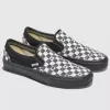 Zapato clásico sin cordones con diseño de cuadros de Halloween Customs