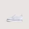 Zapato clásico sin cordones con diseño de cuadros en V para niños pequeños