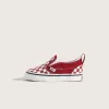 Zapato clásico sin cordones con diseño de cuadros en V para niños pequeños