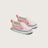Zapato clásico sin cordones con diseño de cuadros en V para niños pequeños