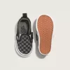 Zapato clásico sin cordones con diseño de cuadros en V para niños pequeños