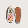 Zapato clásico sin cordones con diseño de cuadros en V para niños pequeños