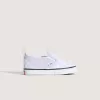 Zapato clásico sin cordones con diseño de cuadros en V para niños pequeños