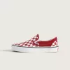 Zapato clásico sin cordones con diseño de cuadros para niños grandes