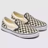 Zapato clásico sin cordones con diseño de cuadros para niños grandes