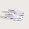 Zapato clásico sin cordones con diseño de cuadros para niños grandes