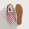 Zapato clásico sin cordones con diseño de cuadros para niños grandes
