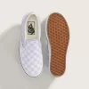 Zapato clásico sin cordones con diseño de cuadros para niños grandes