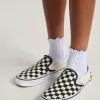 Zapato clásico sin cordones con diseño de cuadros para niños grandes