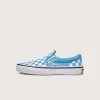 Zapato clásico sin cordones con diseño de cuadros para niños pequeños