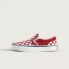 Zapato clásico sin cordones con diseño de cuadros para niños pequeños