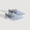 Zapato clásico sin cordones con diseño de cuadros para niños pequeños